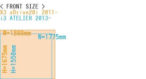 #X3 xDrive20i 2011- + i3 ATELIER 2013-